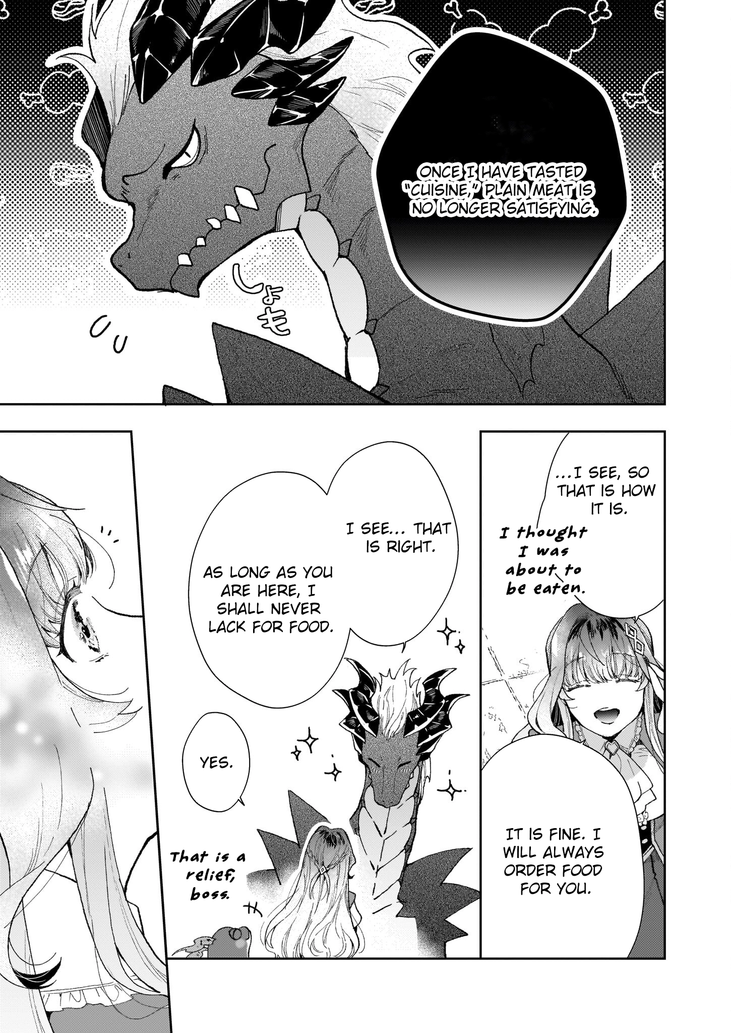 The Abandoned Sacrifice Feeds a Dark Dragon with Her "Delivery" Skill Chapter 5 - page 17